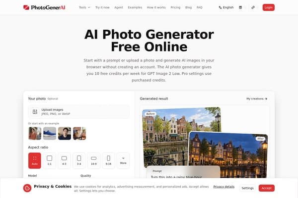 AI Photo Generator preview