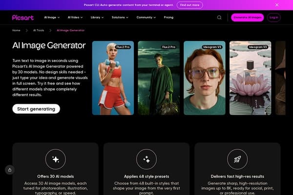 Picsart AI preview