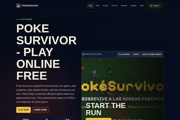 Poke Survivor preview