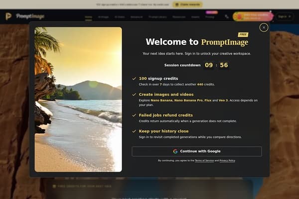 Prompt Image screenshot