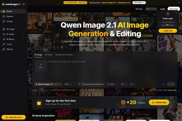 Qwen Image 2.1 preview