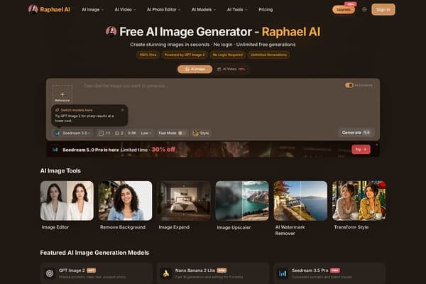 Raphael AI screenshot