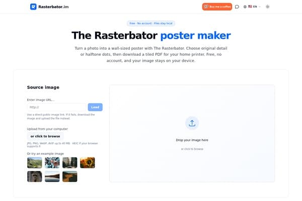The Rasterbator preview