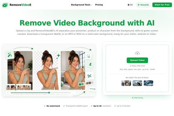 RemoveVideoBG preview