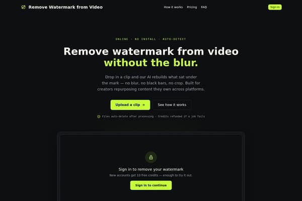 Remove Watermark From Video screenshot