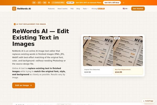 ReWords AI screenshot