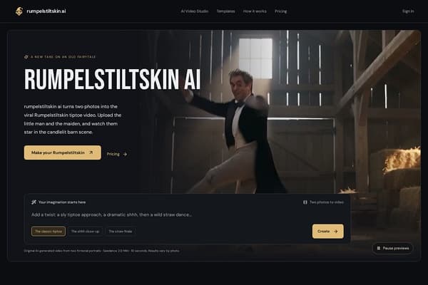 Rumpelstiltskin AI preview