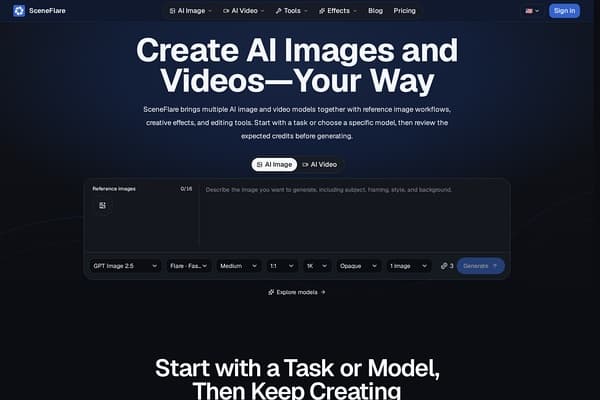SceneFlare screenshot