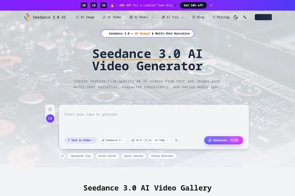 Seedance 3.0 preview