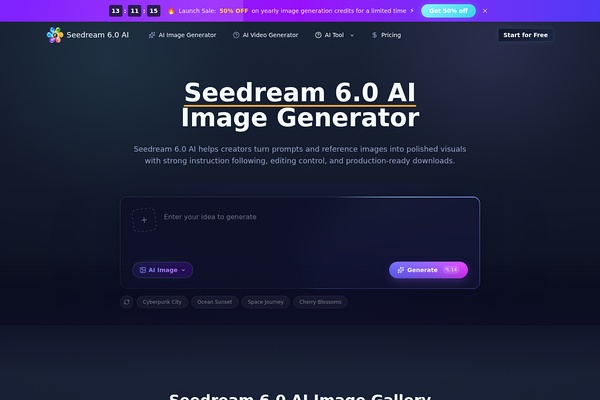 Seedream 6.0 AI screenshot