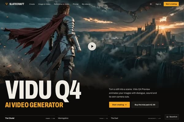 Vidu Q4 AI Video Generator screenshot