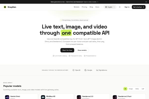 SnapGen preview