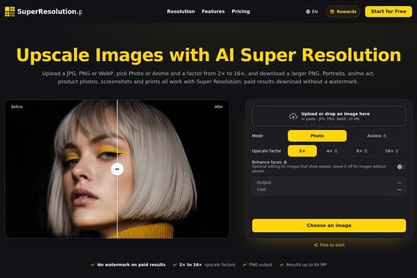 Super Resolution & Image Upscaler preview