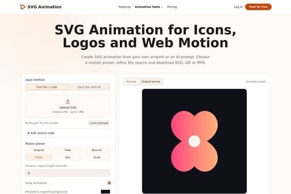SVG Animation screenshot