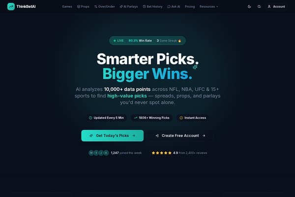 ThinkBetAI screenshot