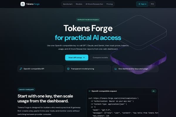 Tokens Forge preview