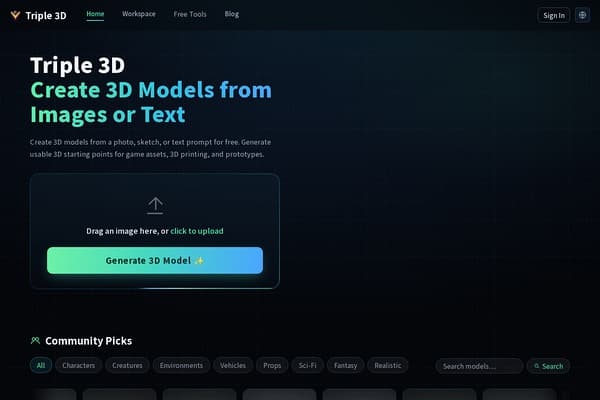 Triple 3D screenshot