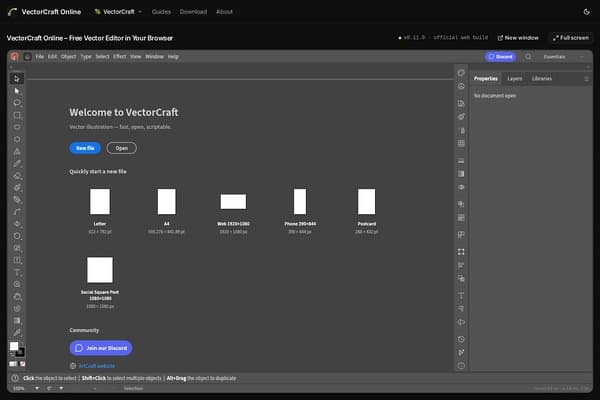 VectorCraft Online preview