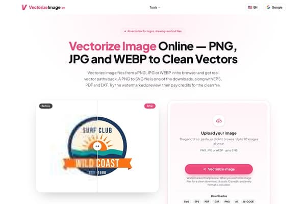 VectorizeImage screenshot