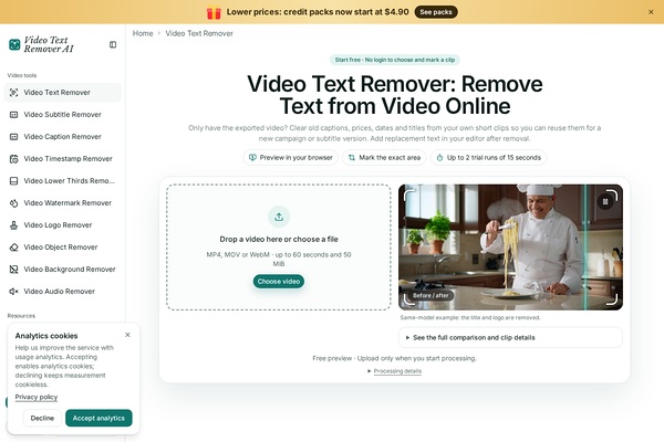 Video Text Remover AI screenshot
