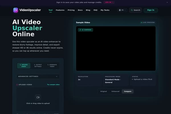 Video Upscaler screenshot