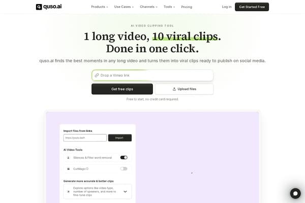 Vidyo.ai screenshot