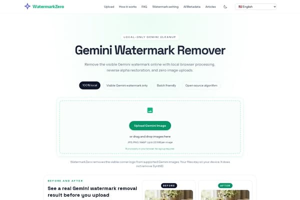 Gemini Watermark Remover screenshot