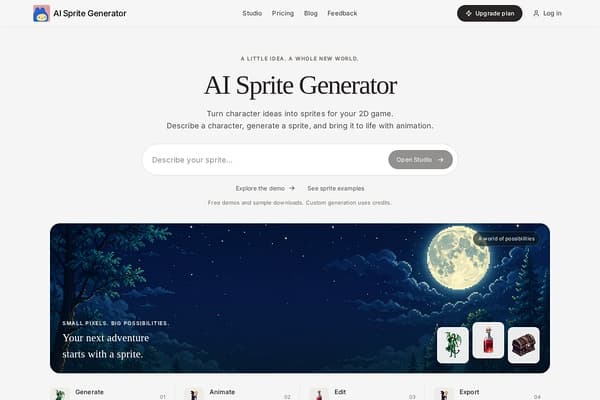 AI Sprite Generator screenshot