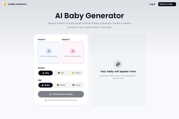 AI Baby Generator preview