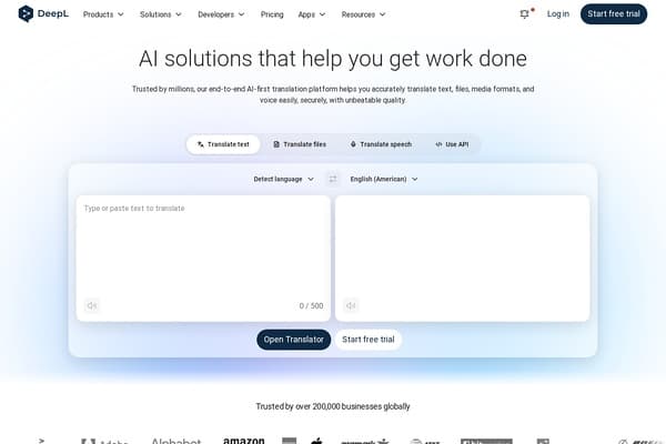 DeepL screenshot