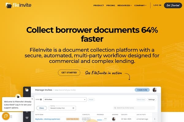 FileInvite screenshot