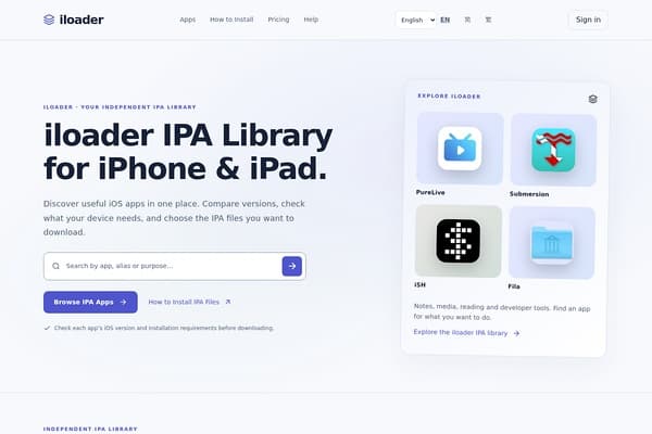 iloader screenshot