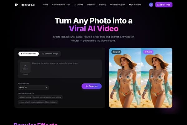 ReelMuse.ai preview