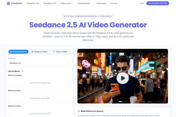 Seedance 2.5 AI Video Generator preview