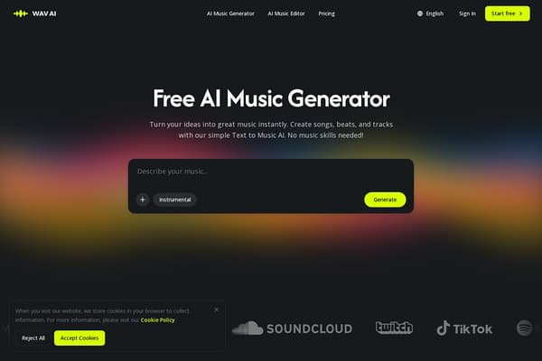 WAV AI screenshot