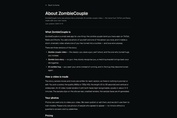 ZombieCouple screenshot