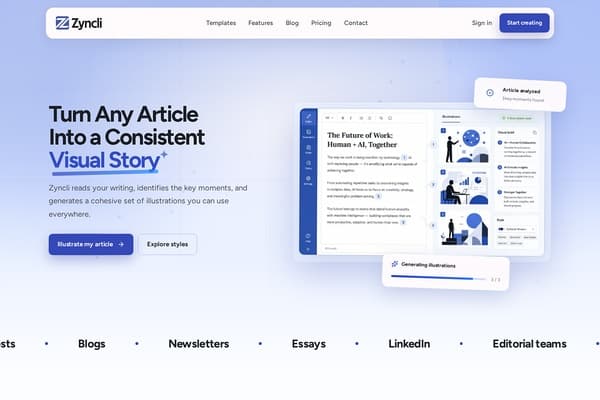 Zyncli screenshot