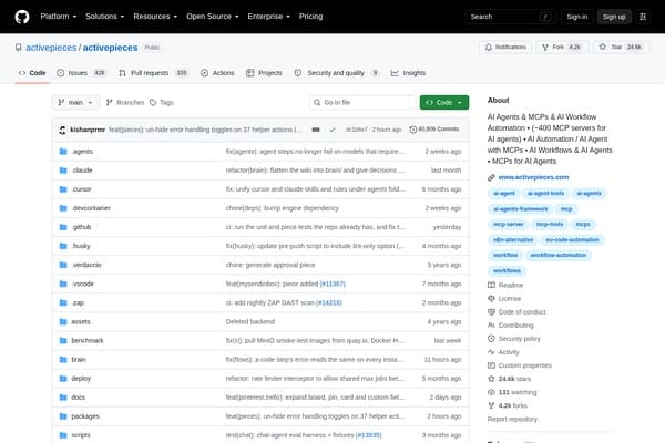 activepieces screenshot