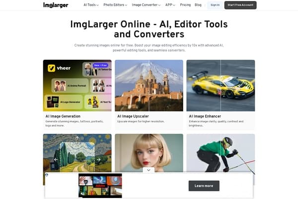 AI Image Enlarger screenshot