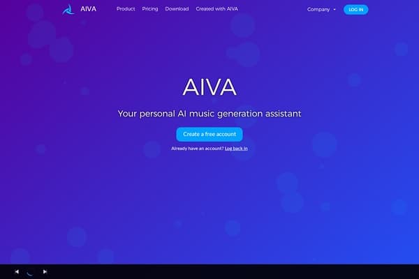 AIVA for Developers screenshot