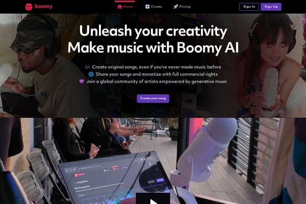 Boomy preview