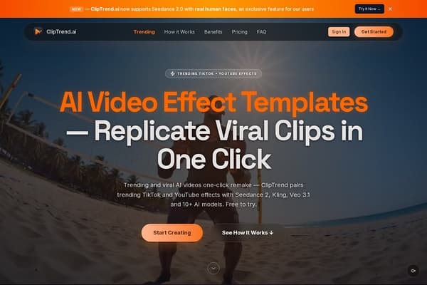 Cliptrend.ai preview
