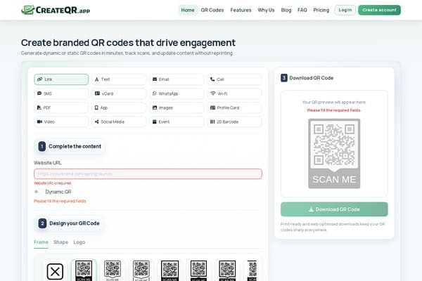 CreateQR preview