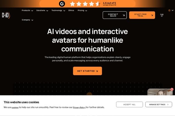 D-ID screenshot