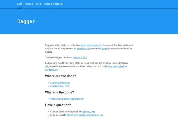 Dagger screenshot