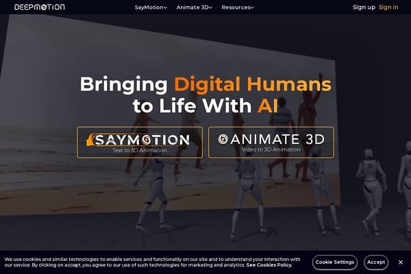 DeepMotion preview
