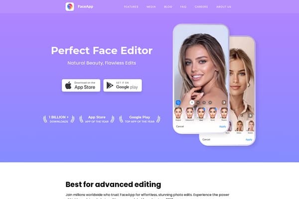 FaceApp preview