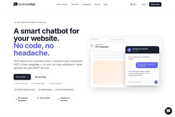 Get Simple Chat preview