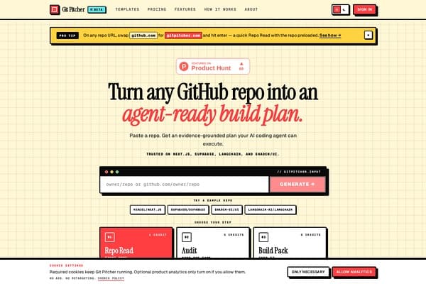 Git Pitcher preview