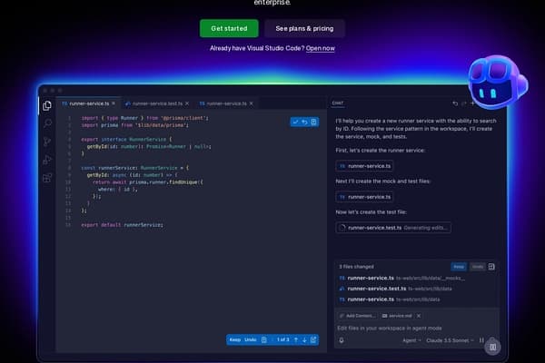GitHub Copilot screenshot